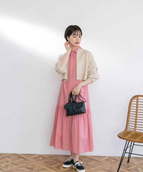 UR Lab.(アーバンリサーチラボ)の「ルーズクルーネックカーディガン(カーディガン/ボレロ・レディース・ブラック/グレー/オフホワイト/グリーン・FREE)」の18枚目の写真