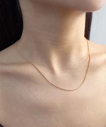 シンプル スネークチェーン ネックレス