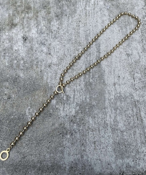 PBLIM（ページボーイリム）の「【PAGEBOYLIM】ボールチェーンネックレス（ネックレス・レディース・シルバー/ゴールド・FREE）」の8枚目の写真