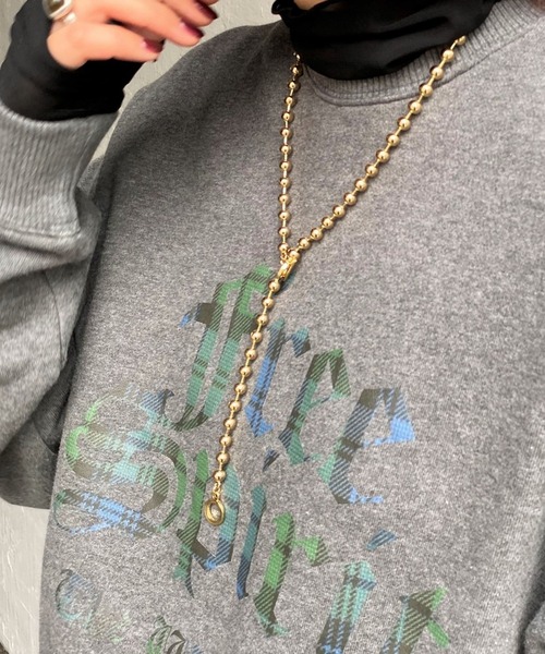 PBLIM（ページボーイリム）の「【PAGEBOYLIM】ボールチェーンネックレス（ネックレス・レディース・シルバー/ゴールド・FREE）」の6枚目の写真