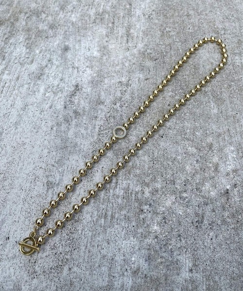 PBLIM（ページボーイリム）の「【PAGEBOYLIM】ボールチェーンネックレス（ネックレス・レディース・シルバー/ゴールド・FREE）」の11枚目の写真