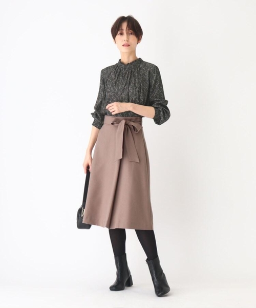 SOUP（スープ）の「◆【洗える】ウールライク Aラインフレアスカート（スカート・レディース・ネイビー/ダークグレー/サンドベージュ/ピンク系・11/15 /13/09/07）」の20枚目の写真