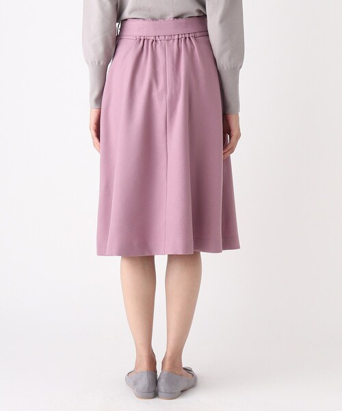 SOUP（スープ）の「◆【洗える】ウールライク Aラインフレアスカート（スカート・レディース・ネイビー/ダークグレー/サンドベージュ/ピンク系・11/15 /13/09/07）」の7枚目の写真
