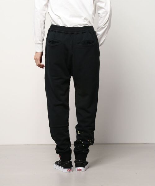 roarguns(ロアーガンズ)の「roarguns/ロアーガンズ/21MGP-04A/CLEANSE SWEAT PANTS PAINT(スウェットパンツ・メンズ・ブラック/グレー・4/3)」の4枚目の写真