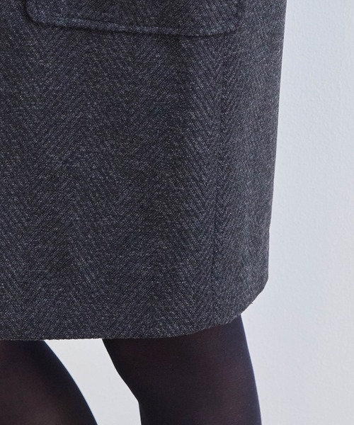 ROPE' PICNIC(ロペピクニック)の「ヘリンボーンミニジャンパースカート(ジャンパースカート・レディース・スミクロ/ブラウン系その他2・36/38)」の8枚目の写真