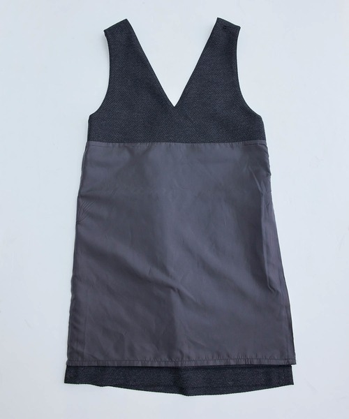 ROPE' PICNIC(ロペピクニック)の「ヘリンボーンミニジャンパースカート(ジャンパースカート・レディース・スミクロ/ブラウン系その他2・36/38)」の10枚目の写真