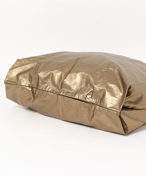 BAGGU(バグー)の「BAGGU/バグゥ メタリックSTANDARD(エコバッグ/サブバッグ・レディース・ブルー/アンティークゴールド・FREE)」の11枚目の写真