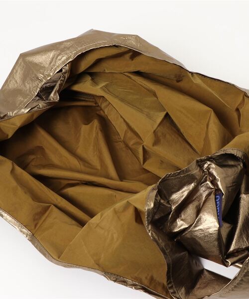 BAGGU(バグー)の「BAGGU/バグゥ メタリックSTANDARD(エコバッグ/サブバッグ・レディース・ブルー/アンティークゴールド・FREE)」の10枚目の写真