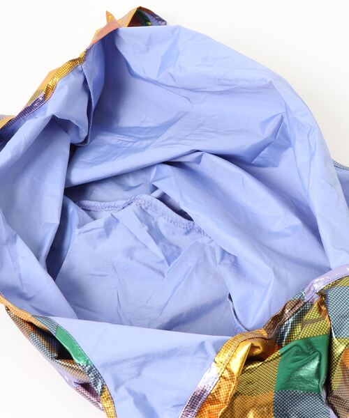 BAGGU(バグー)の「BAGGU/バグゥ メタリックSTANDARD(エコバッグ/サブバッグ・レディース・ブルー/アンティークゴールド・FREE)」の9枚目の写真