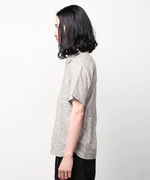 SETTO（セット）の「STUDY ROOM SHIRT SHORT SLEEVE：半袖シャツ（シャツ/ブラウス・メンズ・ブルー系その他/グリーン系・S/M）」の3枚目の写真