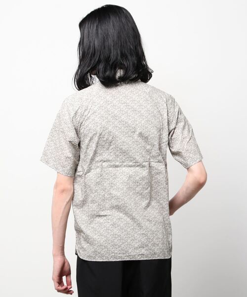 SETTO（セット）の「STUDY ROOM SHIRT SHORT SLEEVE：半袖シャツ（シャツ/ブラウス・メンズ・ブルー系その他/グリーン系・S/M）」の4枚目の写真