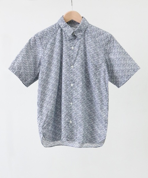 SETTO（セット）の「STUDY ROOM SHIRT SHORT SLEEVE：半袖シャツ（シャツ/ブラウス・メンズ・ブルー系その他/グリーン系・S/M）」の2枚目の写真