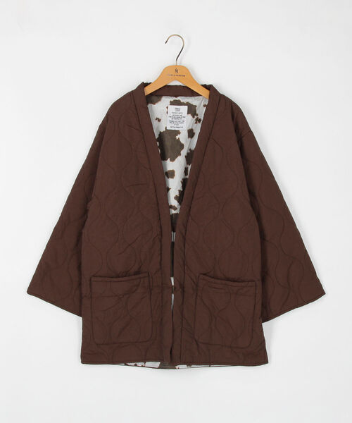 FREDY&GLOSTER（フレディアンドグロスター）の「【WEB限定】【DAN-TEN/ダンテン】コンフリーパッカブルハンテンL（ブルゾン・レディース・ベージュ/カーキ/ブラウン・FREE）」の2枚目の写真