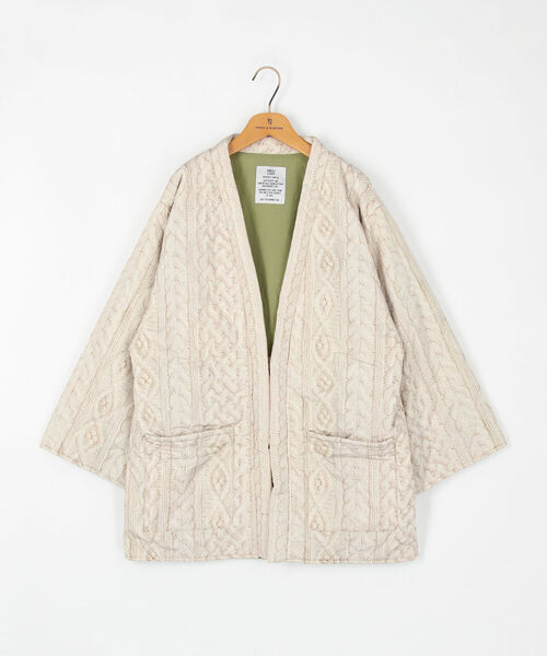 FREDY&GLOSTER（フレディアンドグロスター）の「【WEB限定】【DAN-TEN/ダンテン】コンフリーパッカブルハンテンL（ブルゾン・レディース・ベージュ/カーキ/ブラウン・FREE）」の4枚目の写真