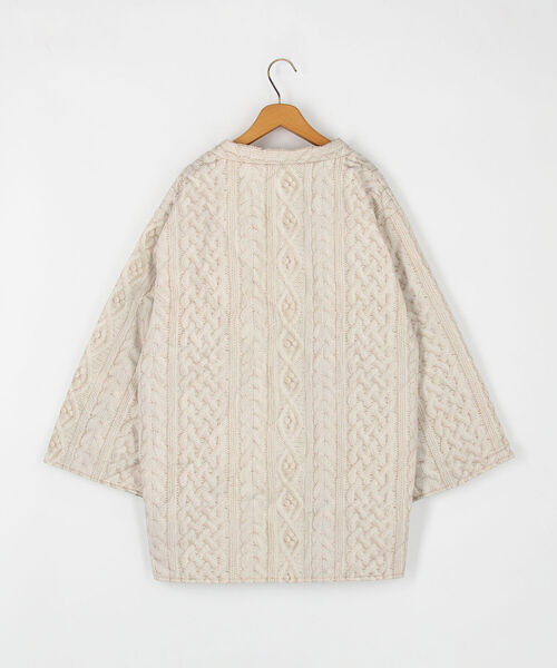 FREDY&GLOSTER（フレディアンドグロスター）の「【WEB限定】【DAN-TEN/ダンテン】コンフリーパッカブルハンテンL（ブルゾン・レディース・ベージュ/カーキ/ブラウン・FREE）」の5枚目の写真