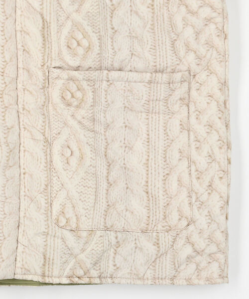 FREDY&GLOSTER（フレディアンドグロスター）の「【WEB限定】【DAN-TEN/ダンテン】コンフリーパッカブルハンテンL（ブルゾン・レディース・ベージュ/カーキ/ブラウン・FREE）」の8枚目の写真