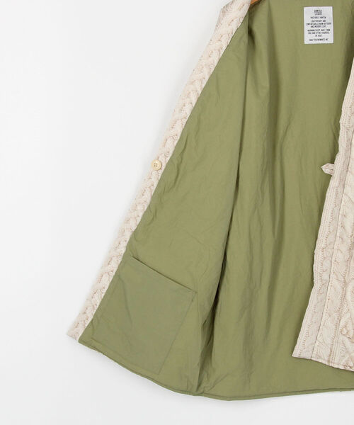 FREDY&GLOSTER（フレディアンドグロスター）の「【WEB限定】【DAN-TEN/ダンテン】コンフリーパッカブルハンテンL（ブルゾン・レディース・ベージュ/カーキ/ブラウン・FREE）」の11枚目の写真