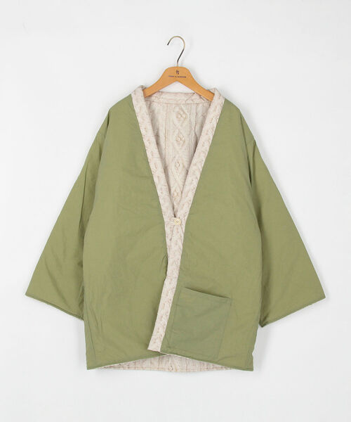 FREDY&GLOSTER（フレディアンドグロスター）の「【WEB限定】【DAN-TEN/ダンテン】コンフリーパッカブルハンテンL（ブルゾン・レディース・ベージュ/カーキ/ブラウン・FREE）」の13枚目の写真