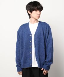 BAMBOO SHOOTS | BAMBOO SHOOTS/バンブーシュート　INDIGO V-NECK CARDIGAN インディゴVネックカーディガン(カーディガン/ボレロ)
