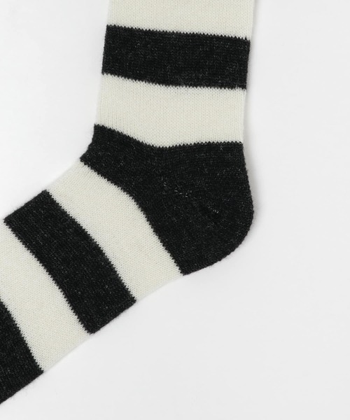 PHINGERIN(フィンガリン)の「PHINGERIN MOHAIR SOCKS BD(ソックス/靴下・メンズ・マスタード/ホワイト系その他・FREE)」の13枚目の写真