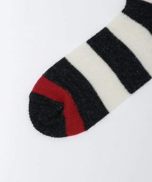 PHINGERIN(フィンガリン)の「PHINGERIN MOHAIR SOCKS BD(ソックス/靴下・メンズ・マスタード/ホワイト系その他・FREE)」の14枚目の写真