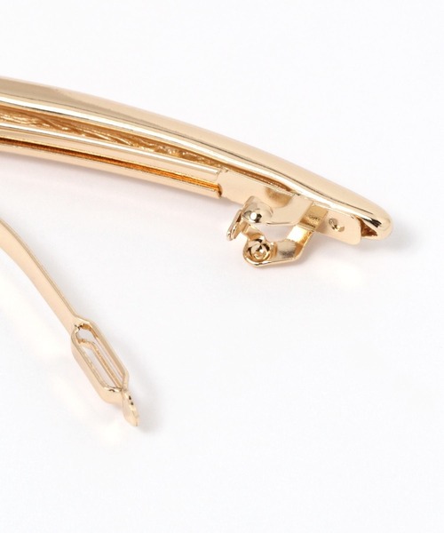 LEPSIM（レプシィム）の「メタルロングバレッタ　261133（バレッタ/ヘアクリップ・レディース・シルバー/ゴールド/ゴールド系その他・ONE SIZE）」の5枚目の写真