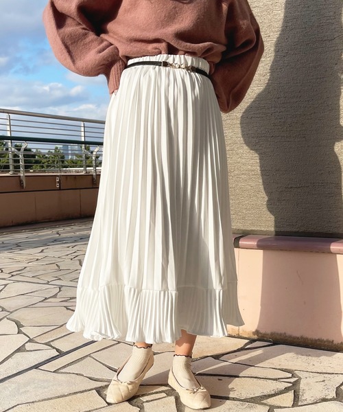 apres jour（アプレジュール）の「アソートプリーツスカート【ZOZOTOWN限定アイテム】（スカート・レディース・ブラック/ピンク系その他/アイボリー/ブラック系その他/ピンクベージュ・X-LARGE/フリー）」の9枚目の写真