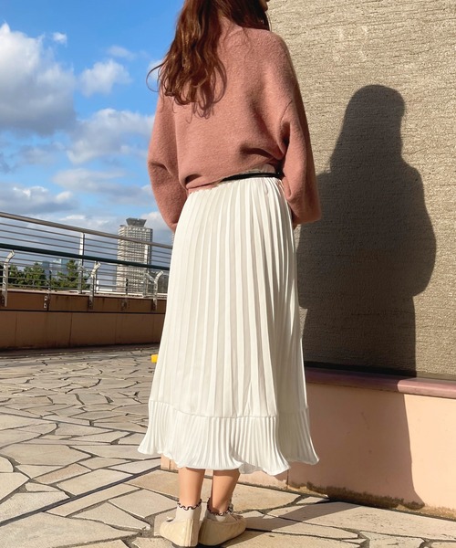 apres jour（アプレジュール）の「アソートプリーツスカート【ZOZOTOWN限定アイテム】（スカート・レディース・ブラック/ピンク系その他/アイボリー/ブラック系その他/ピンクベージュ・X-LARGE/フリー）」の13枚目の写真