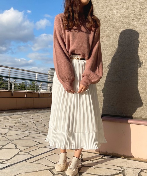 apres jour（アプレジュール）の「アソートプリーツスカート【ZOZOTOWN限定アイテム】（スカート・レディース・ブラック/ピンク系その他/アイボリー/ブラック系その他/ピンクベージュ・X-LARGE/フリー）」の16枚目の写真