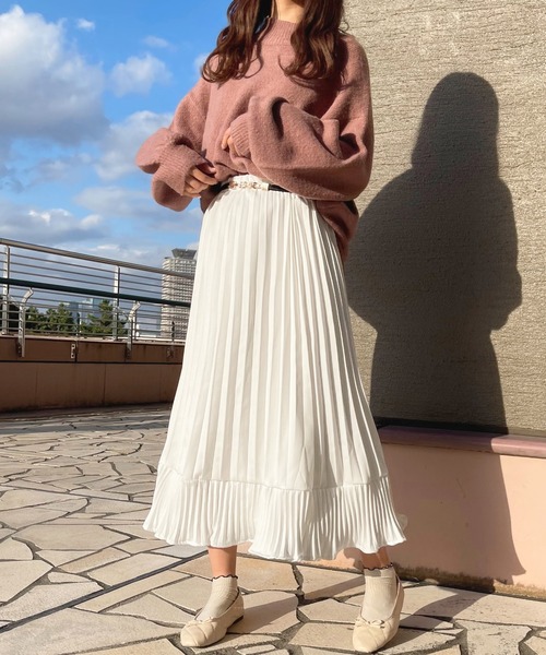 apres jour（アプレジュール）の「アソートプリーツスカート【ZOZOTOWN限定アイテム】（スカート・レディース・ブラック/ピンク系その他/アイボリー/ブラック系その他/ピンクベージュ・X-LARGE/フリー）」の14枚目の写真