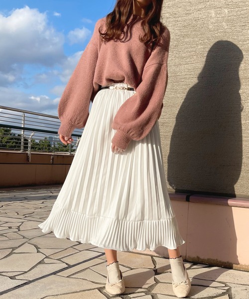 apres jour（アプレジュール）の「アソートプリーツスカート【ZOZOTOWN限定アイテム】（スカート・レディース・ブラック/ピンク系その他/アイボリー/ブラック系その他/ピンクベージュ・X-LARGE/フリー）」の15枚目の写真