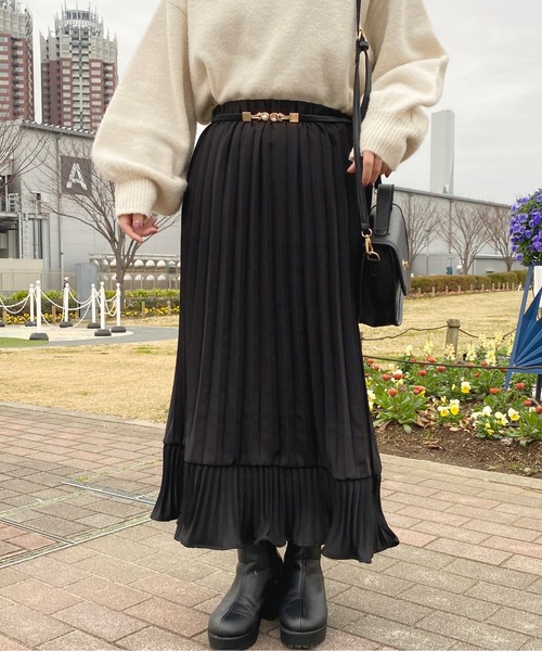 apres jour（アプレジュール）の「アソートプリーツスカート【ZOZOTOWN限定アイテム】（スカート・レディース・ブラック/ピンク系その他/アイボリー/ブラック系その他/ピンクベージュ・X-LARGE/フリー）」の18枚目の写真