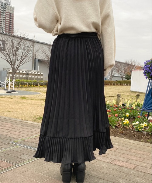 apres jour（アプレジュール）の「アソートプリーツスカート【ZOZOTOWN限定アイテム】（スカート・レディース・ブラック/ピンク系その他/アイボリー/ブラック系その他/ピンクベージュ・X-LARGE/フリー）」の21枚目の写真