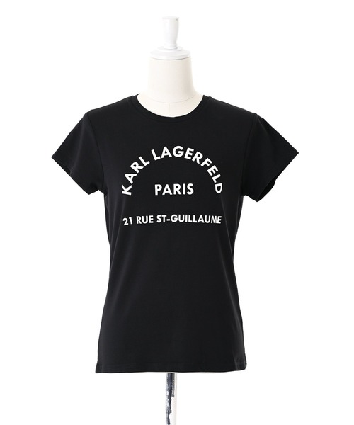 KARL LAGERFELD(カールラガーフェルド)の「【KARL Lagerfeld KIDS】アーチロゴTシャツ(Tシャツ/カットソー・レディース・ブラック・12Y)」の4枚目の写真