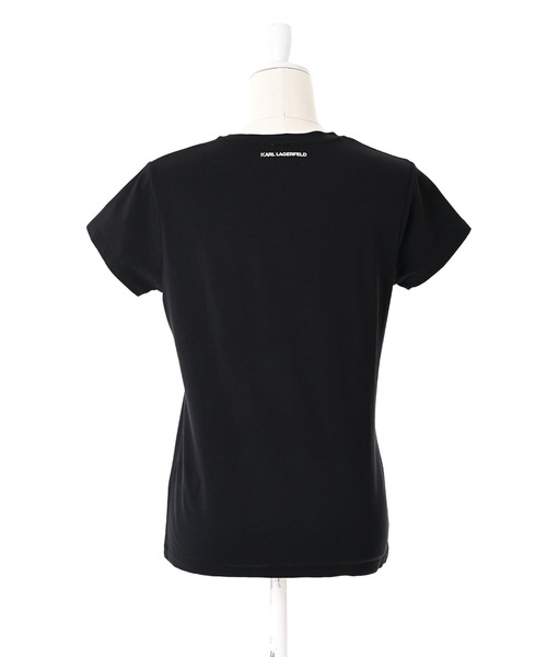 KARL LAGERFELD(カールラガーフェルド)の「【KARL Lagerfeld KIDS】アーチロゴTシャツ(Tシャツ/カットソー・レディース・ブラック・12Y)」の3枚目の写真