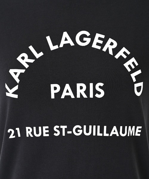 KARL LAGERFELD(カールラガーフェルド)の「【KARL Lagerfeld KIDS】アーチロゴTシャツ(Tシャツ/カットソー・レディース・ブラック・12Y)」の2枚目の写真