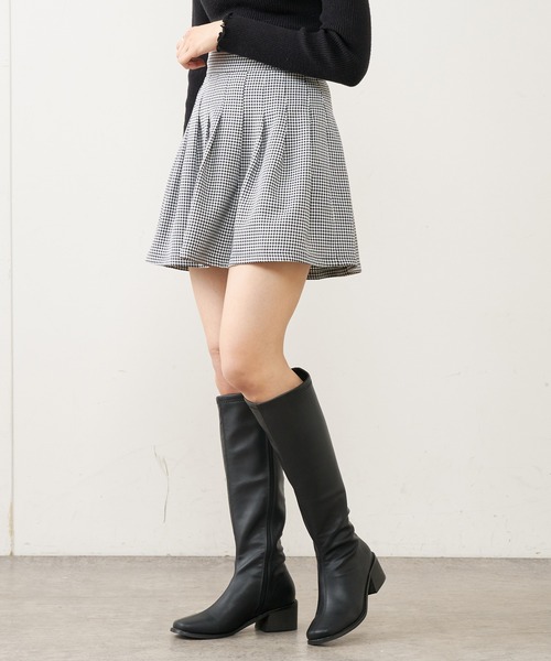 OLIVE des OLIVE（オリーブデオリーブ）の「プリーツミニスカート（スカート・レディース・ブラック/オフホワイト/ライトブラウン・FREE）」の8枚目の写真