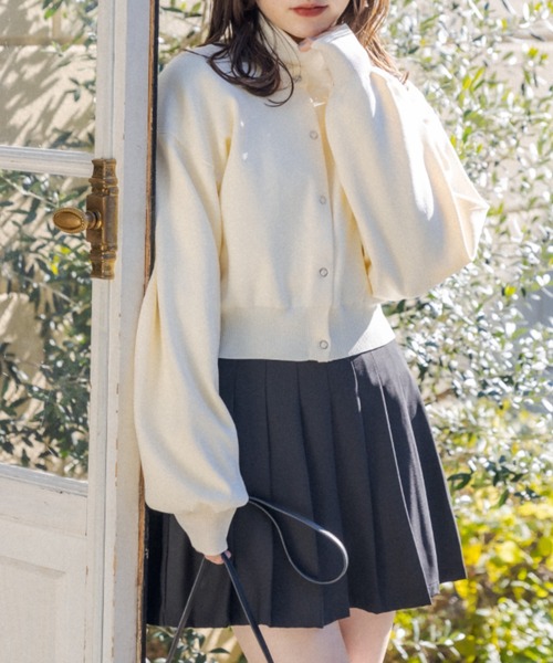 OLIVE des OLIVE（オリーブデオリーブ）の「プリーツミニスカート（スカート・レディース・ブラック/オフホワイト/ライトブラウン・FREE）」の12枚目の写真