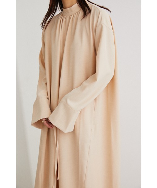 STYLEMIXER(スタイルミキサー)の「フロントリンクギャザーワンピース(ワンピース・レディース・アイボリー/オレンジ/ネイビー・MEDIUM/SMALL)」の5枚目の写真