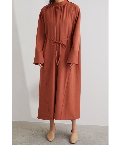 STYLEMIXER(スタイルミキサー)の「フロントリンクギャザーワンピース(ワンピース・レディース・アイボリー/オレンジ/ネイビー・MEDIUM/SMALL)」の21枚目の写真