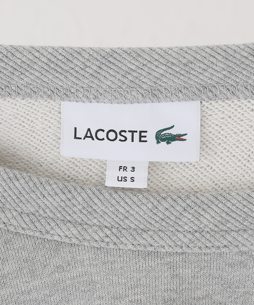 SLOBE IENA(スローブイエナ)の「【LACOSTE / ラコステ】 スウェット◆(スウェット・レディース・グレー・FREE)」の4枚目の写真