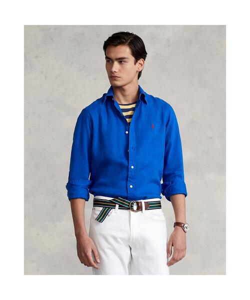 クラシック フィット シャツ ブラウス トップス リネン シャツ シャツ ブラウス Polo Ralph Lauren ポロ ラルフ フィット