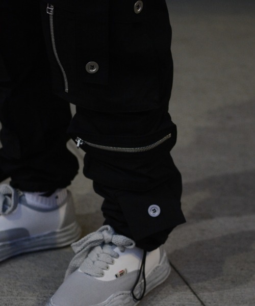 ROYAL FLASH（ロイヤルフラッシュ）の「A.F ARTEFACT/エーエフ・アーティファクト/cago long pants（カーゴパンツ・メンズ・ブラック・2/3）」の3枚目の写真