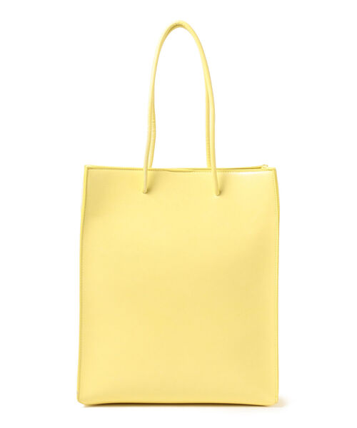 ヘンリーハイクラス　イエローレザートートバッグ B:MING by BEAMS（ビーミングバイビームス）の「B:MING by BEAMS