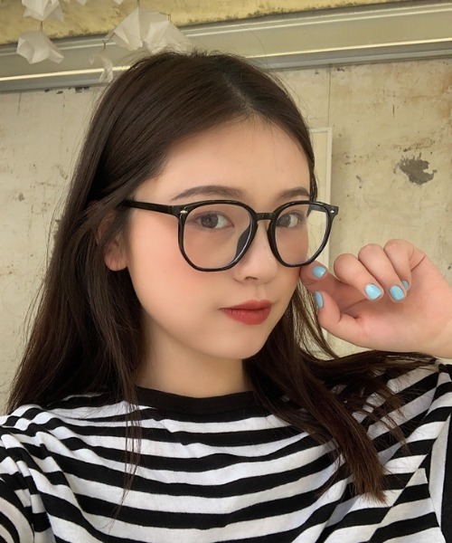 MANGROVE（マングローブ）の「ウェリントンメガネ（メガネ・レディース・ブラック/ブラウン/グリーン/クリア・FREE）」の12枚目の写真