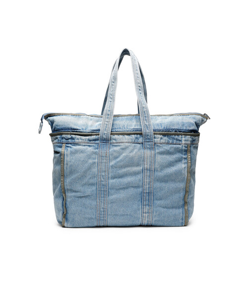 DIESEL(ディーゼル)の「メンズ ストーンウォッシュデニム トートバッグ(トートバッグ・メンズ・インディゴブルー・UNI)」の12枚目の写真