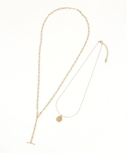 BAYFLOW（ベイフロー）の「ボックスYジ2レンネックレス（ネックレス・レディース・イエロー・FREE）」の2枚目の写真