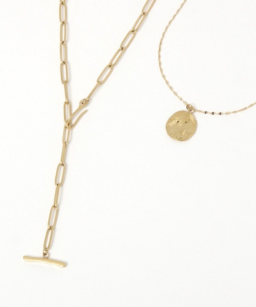 BAYFLOW（ベイフロー）の「ボックスYジ2レンネックレス（ネックレス・レディース・イエロー・FREE）」の3枚目の写真