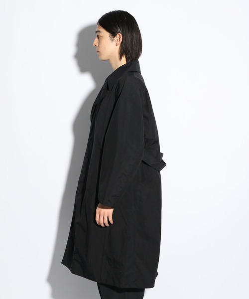 HARE 黒 ロングコート MEDIUM H-（エイチマイナス）の「【H-】ナイロンビッグコート(HARE)（ステン