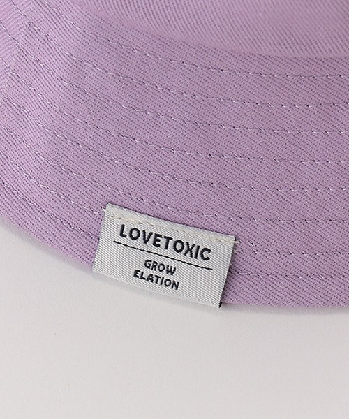 LOVETOXIC（ラブトキシック）の「【NCAA】バケットハット（ハット・キッズ・アイボリー/ラベンダー/チャコール・FREE）」の9枚目の写真